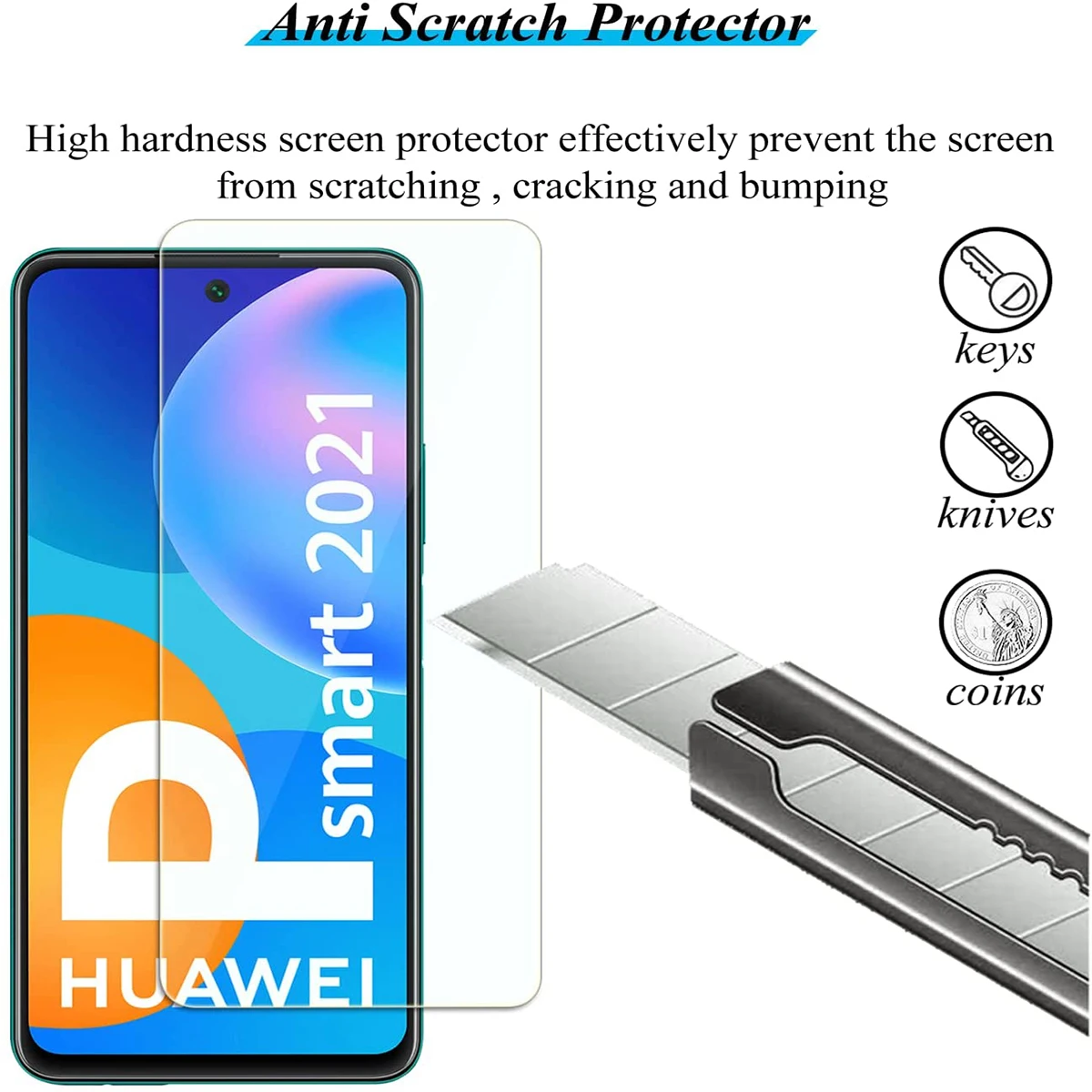 Premium HD Tempered Glass Screen Protector – Pack of 2/4