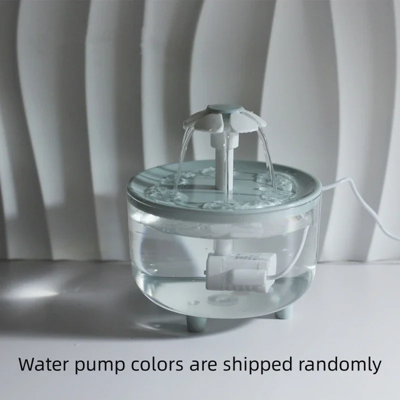 Fuente de agua para mascotas con filtro automático, bebedero eléctrico silencioso USB para gatos, tazón de 1200 ml, bebedero con filtro de recirculación para gatos, dispensador de agua