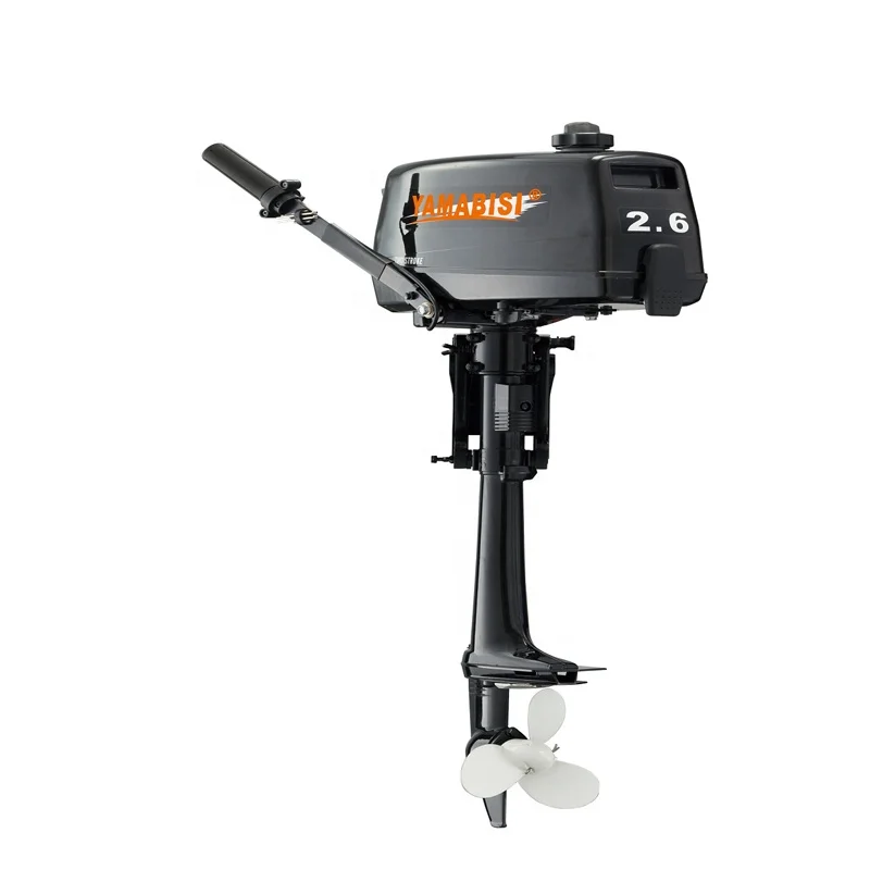 

Look! YAMABISI Brand New 2.6hp 2 Stroke Water Cooled Boat Engine Outboard Motor