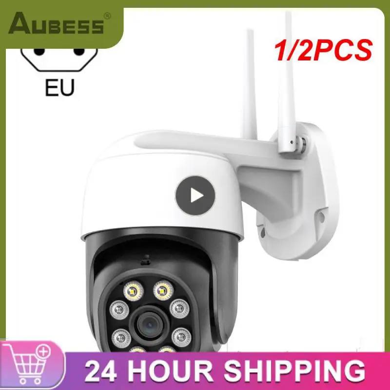 

1/2PCS 8MP Binocular Security Camera Outdoor WiFi PTZ Dual Lens 4MP Surveillance CCTV IP Camera AI Tracking P2P IP66 ICsee