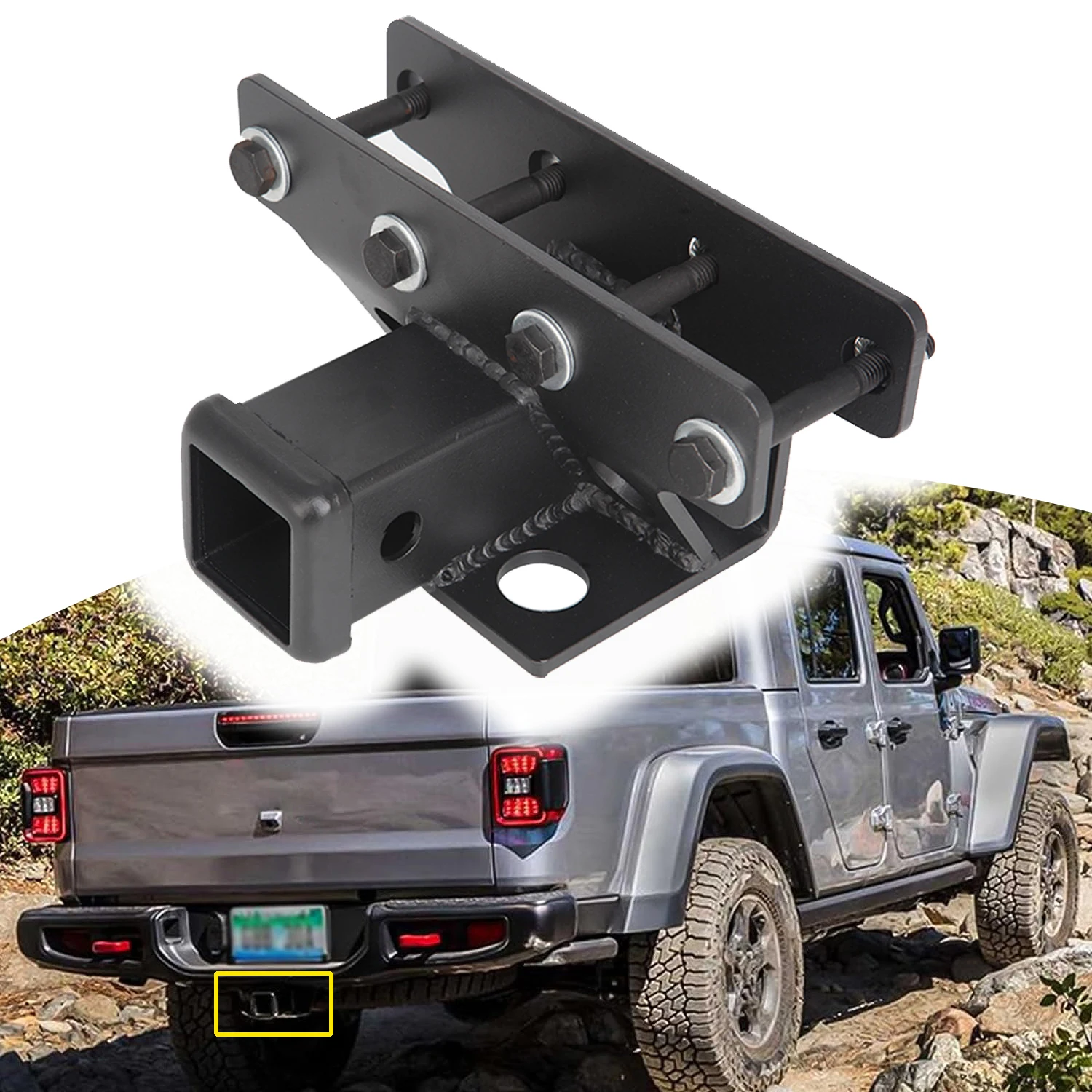 Trailer Hitch 2 Inch Towing Hitch Receiver For Jeep Gladiator JT