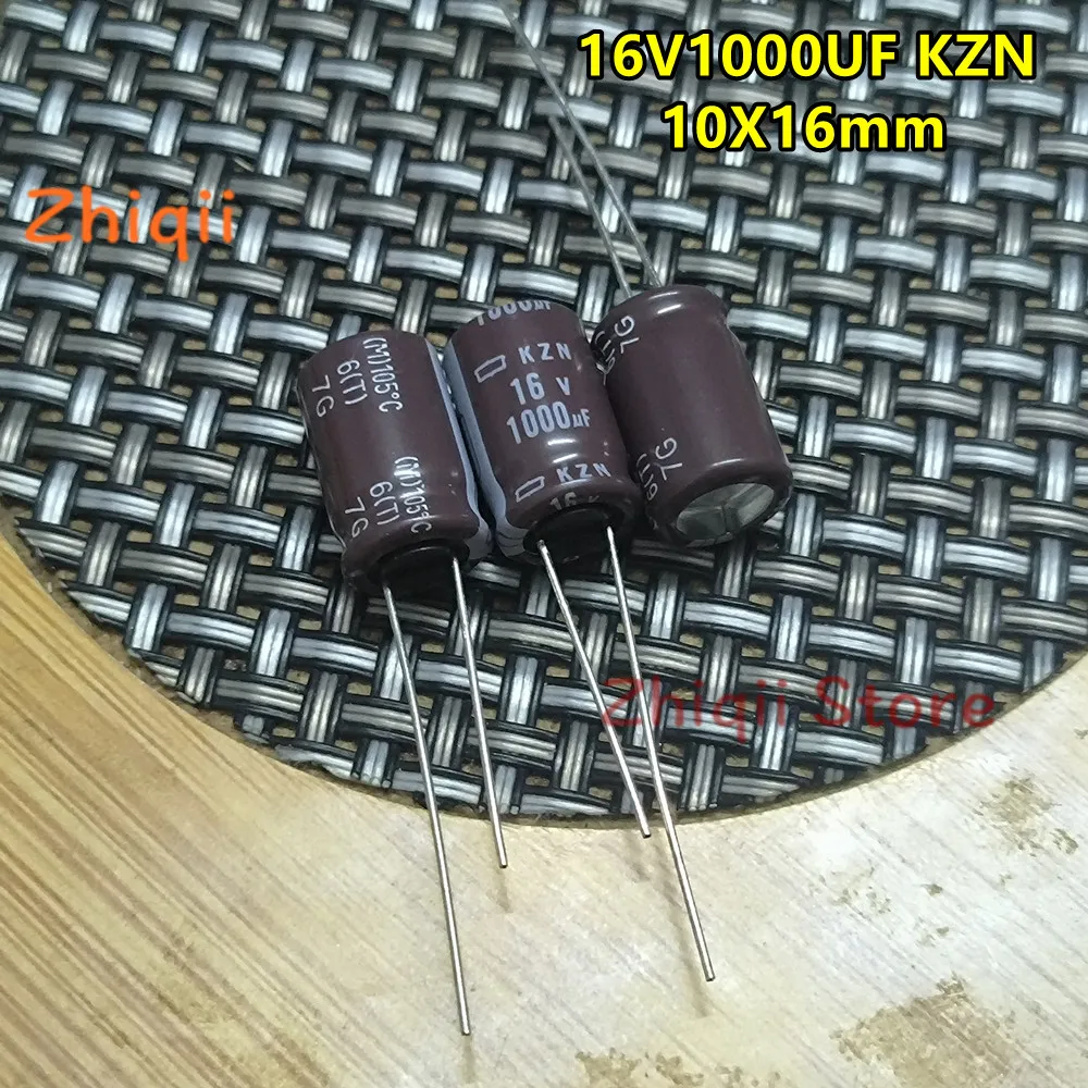 20pces50pces16v1000ufnipponCHEMICON16v1000uf10x16mmkzn