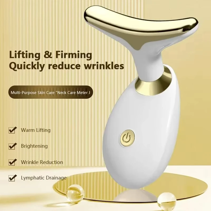 Multifunctional Anti-Wrinkle Anti-Aging Facial Neck Massager Face Shaper Tightening Device for Men Women