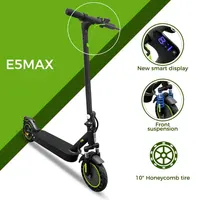 Trottinette électrique Wildstride, moteur puissant 350W/500W, 30 & 45 km d'autonomie, batterie 15Ah, pneus de 10 pouces, vitesse 35 km/h, pliable, application intelligente, trottinette électrique pour adultes E5max 6