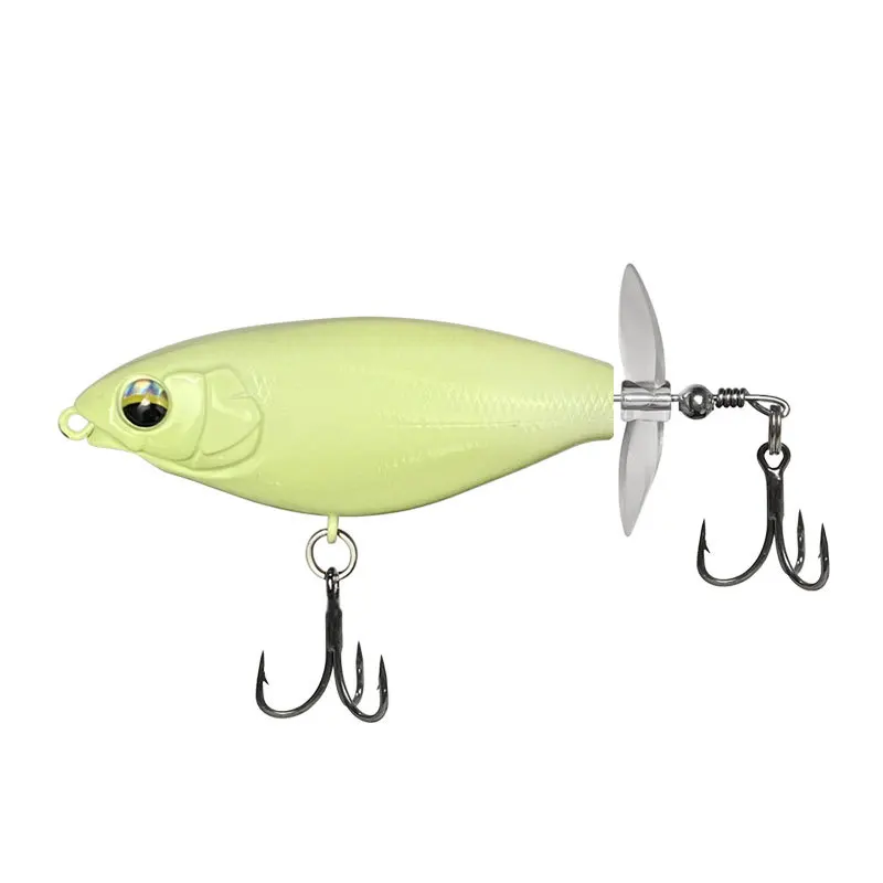 1Pc Top Water Fishing Lures with Treble Hooks Whopper Freshwater Saltwater Floating Lure for Bass ﻿ - 6