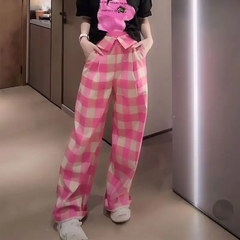 Outfit Pink Plaid Jeans Hot Pink Plaid Pants Outlet