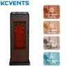 KCvents PTC Ceramic Heater Fan Indoor Space Mute Heater With Adjustable Thermostat LED Display Remote Control 1