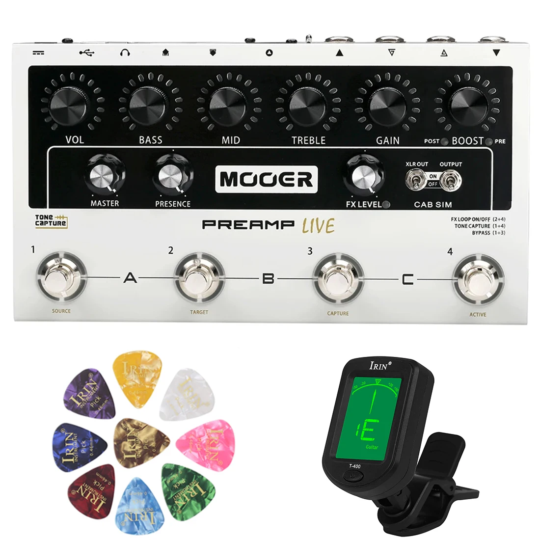 MOOERM999PreampLiveFloorstandingIntegratedPreampEffectPedal