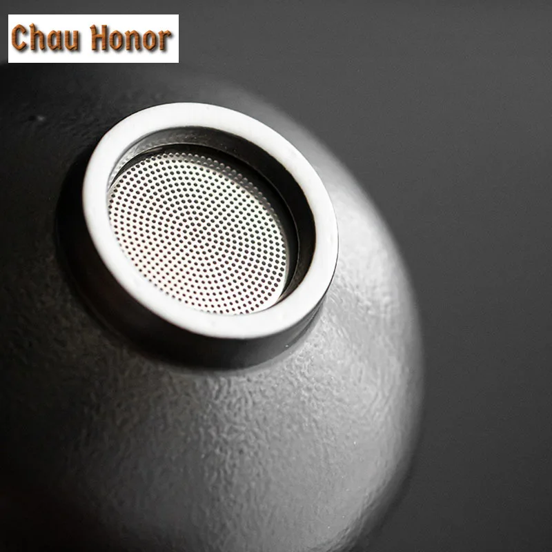 Japanese Style Ceramic Tea Strainer Hand-painted Distant Hills Glaze Tea Infuser Tea Maker Filter Tea Leak Holder Tea Ceremony