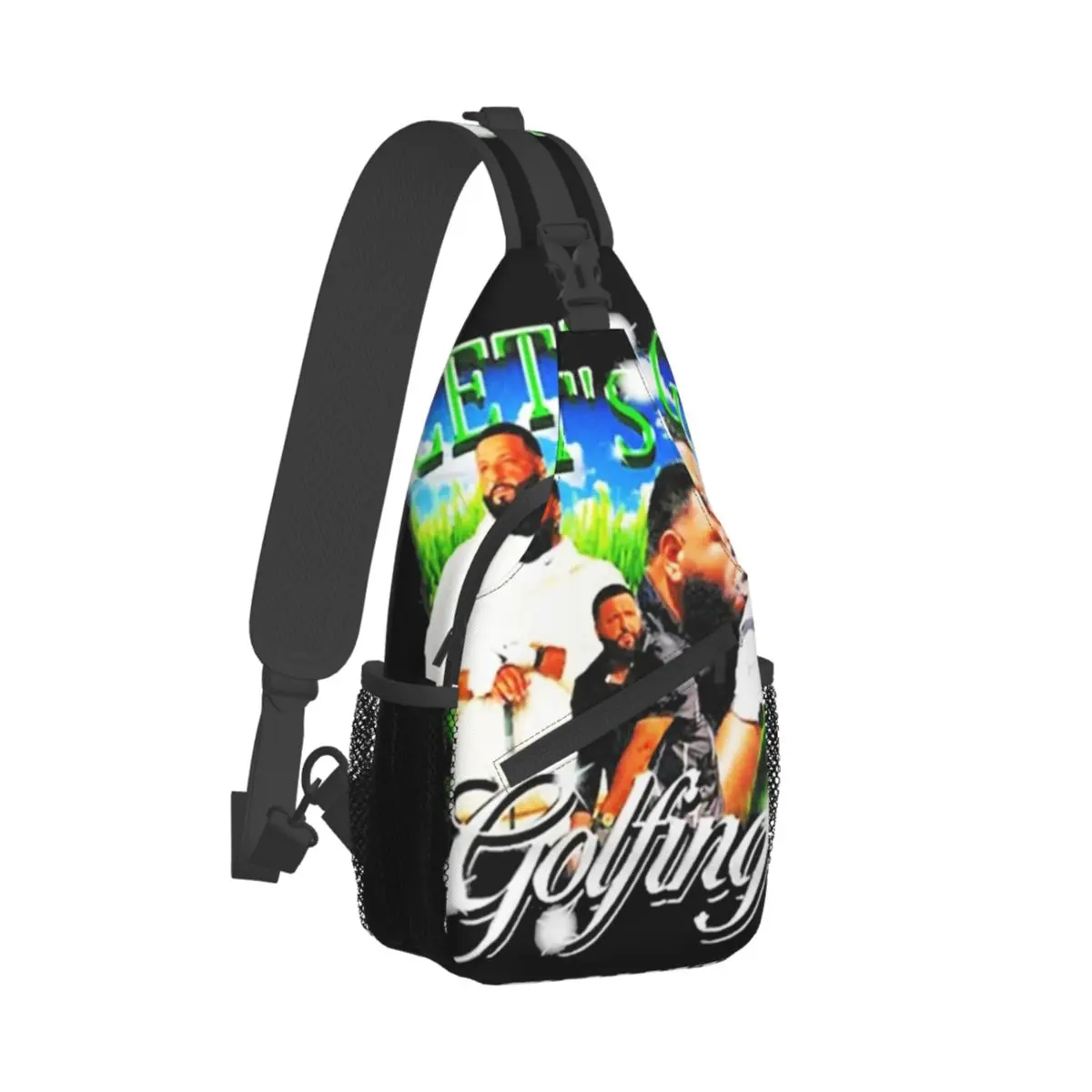 

Dj Khaled Let's Go Golfing God Did Small Sling Bag Chest Crossbody Shoulder Sling Backpack Travel Hiking Daypacks Cool Satchel