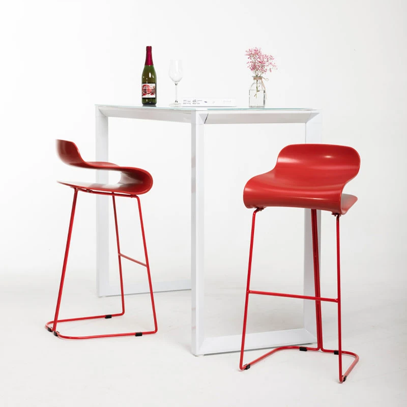 

Bar Chairs Dining Counter High Nordic Modern Minimalistic Fashion Accent Metal Sgabello Levitation Art Stable Bar Furniture