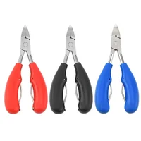 Coupe-ongles professionnel pour orteils, outil pour ongles incarnés, épais, peau morte, dissolvant de saleté, lame incurvée Super tranchante, outils pour ongles 5