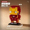 Cartoon Character Iron Man Captain America Building Blocks Toys Small Particles Build Model Toys Give Children Educational Gifts 6
