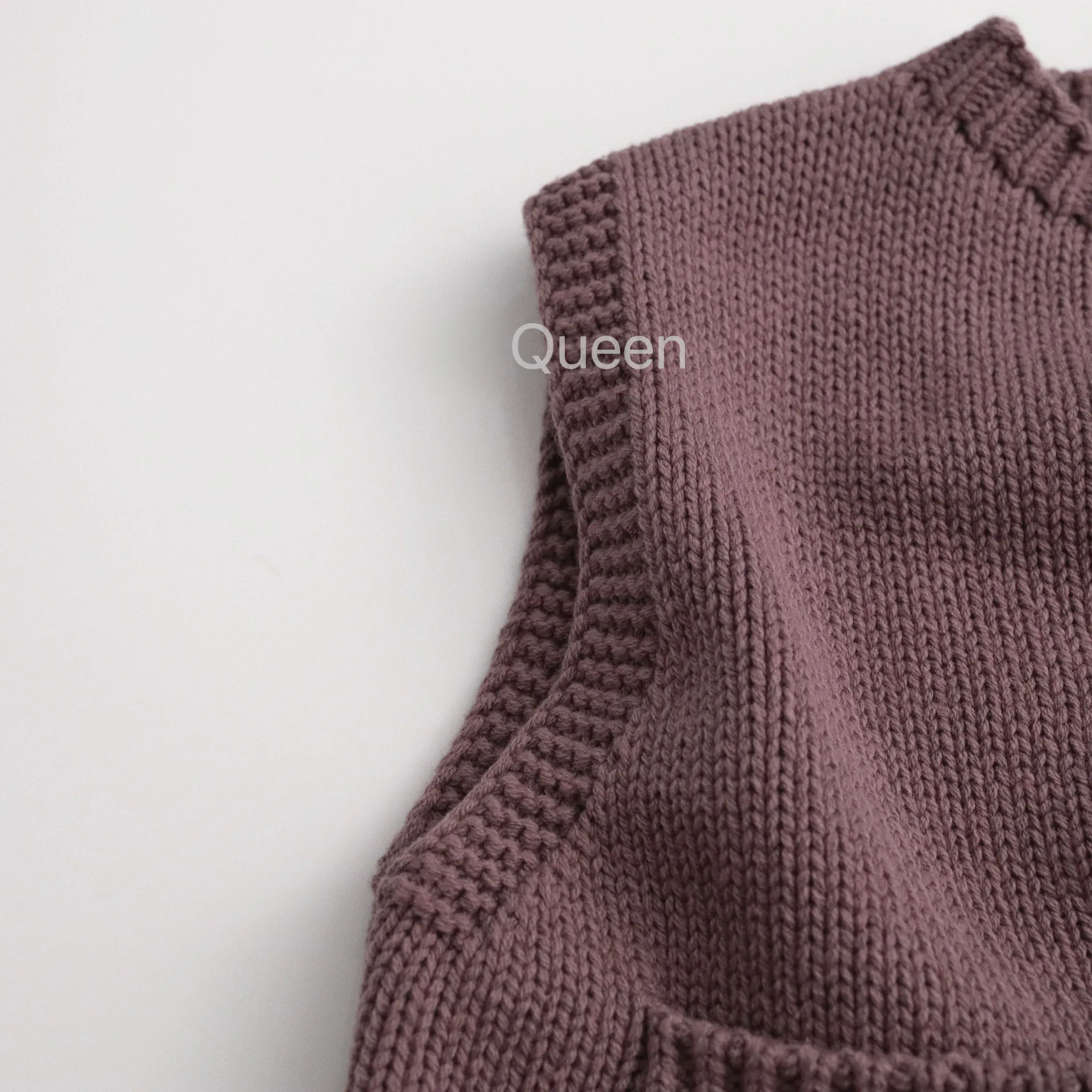 어린이 니트 조끼 1-6세 어린이 민소매 스웨터 가디건 한국식 소년 솔리드 컬러 조끼  조끼 재킷