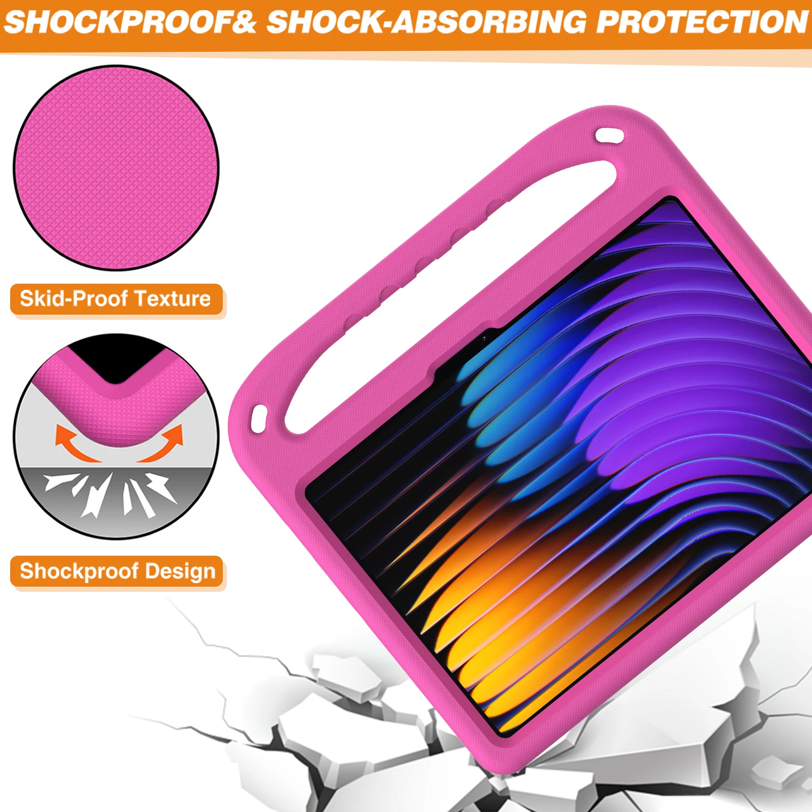 Durable EVA Foam Stand Case with Portable Hand Holder
