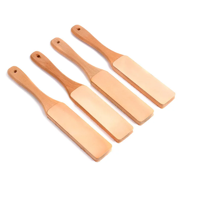 식물성 무두질 가죽 연마 스트립 DIY 가죽공예 도구 칼 유지보수 및 연마용
