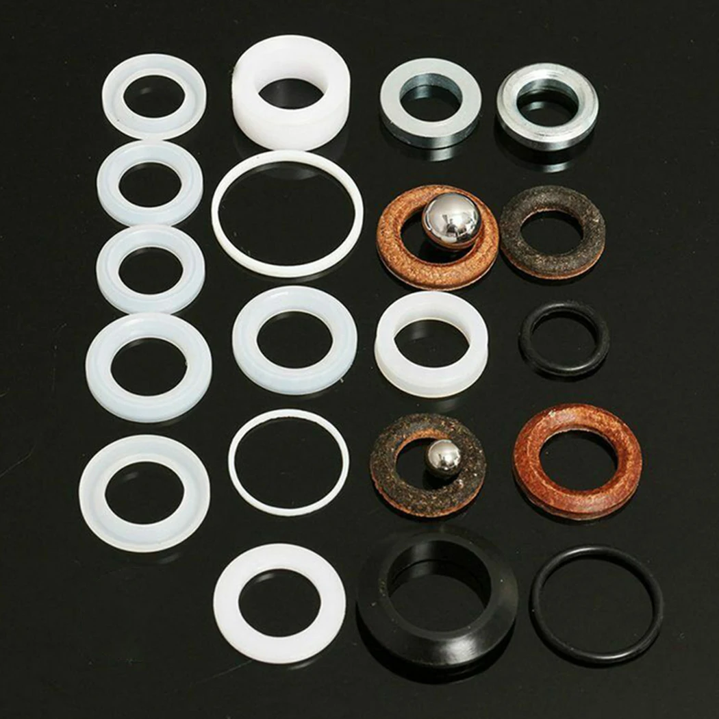 Gasket Ring Seal Sealing Set 12mm-27mm 23pcs 390 395 490 495 595 Accessories Assortment For Paint Sprayer Equipment Supplies