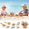 Baby Beach Toys Children Outdoor Games Sand Play Set Infants Digging Sand Plastic Shovels Buckets Water Play Beach Toys for Kids 2