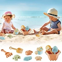 Baby Beach Toys Children Outdoor Games Sand Play Set Infants Digging Sand Plastic Shovels Buckets Water Play Beach Toys for Kids 2