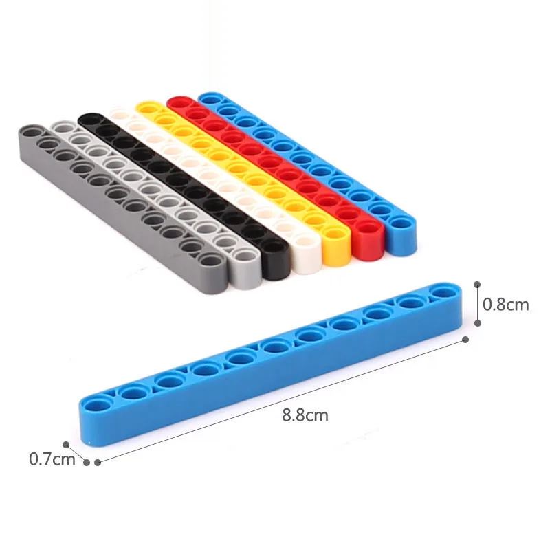 MOC Technische Liftarm-Balken-Steine zum Selbermachen, baut Partikel 32348, modifizierter gebogener Ziegelstein, pädagogisches 39793, 39790, Konstruktionsspielzeug zusammen – Detail 5