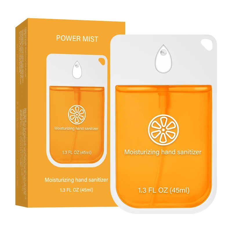 Instant handdesinfecterende spray, 1,28 oz/45 ml. Draagbare formule zonder spoeling voor kinderen en volwassenen. Cosmetische watermist voor gebruik op reis