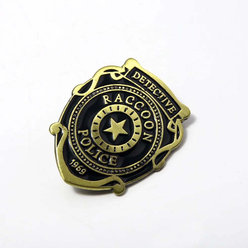 Waschbär Polizei Abteilung Resident Evil Film Abzeichen Emaille Pin Brosche Schmuck Rucksack Dekorieren – Detail 11