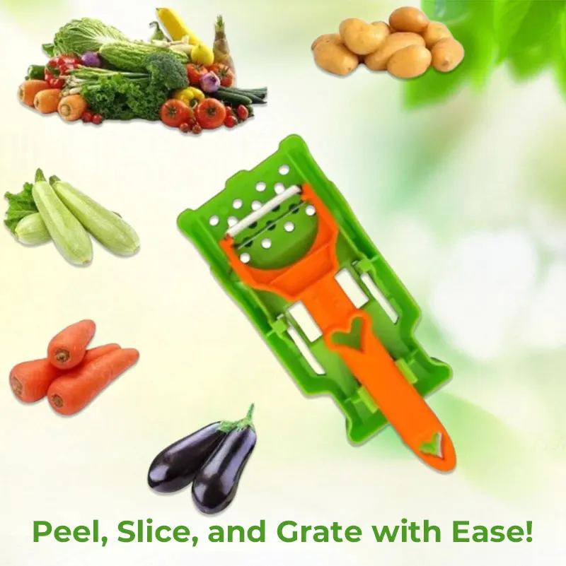 Multi-function Multi-blade Peeler Kitchen Fruit and Potato Peeling Tool Portable Vegetable Slicer Shredder and Vegetable Peeler