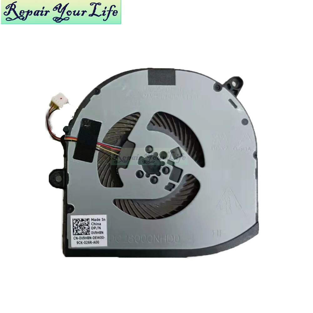 Nova Cpu Gpu Ventilador para Dell Xps 15 9570 7590 Precisão 5540 V9h8n F01px Laptop Cooler Fãs Radiador 0v9h8n 0f01px - Imagem 2