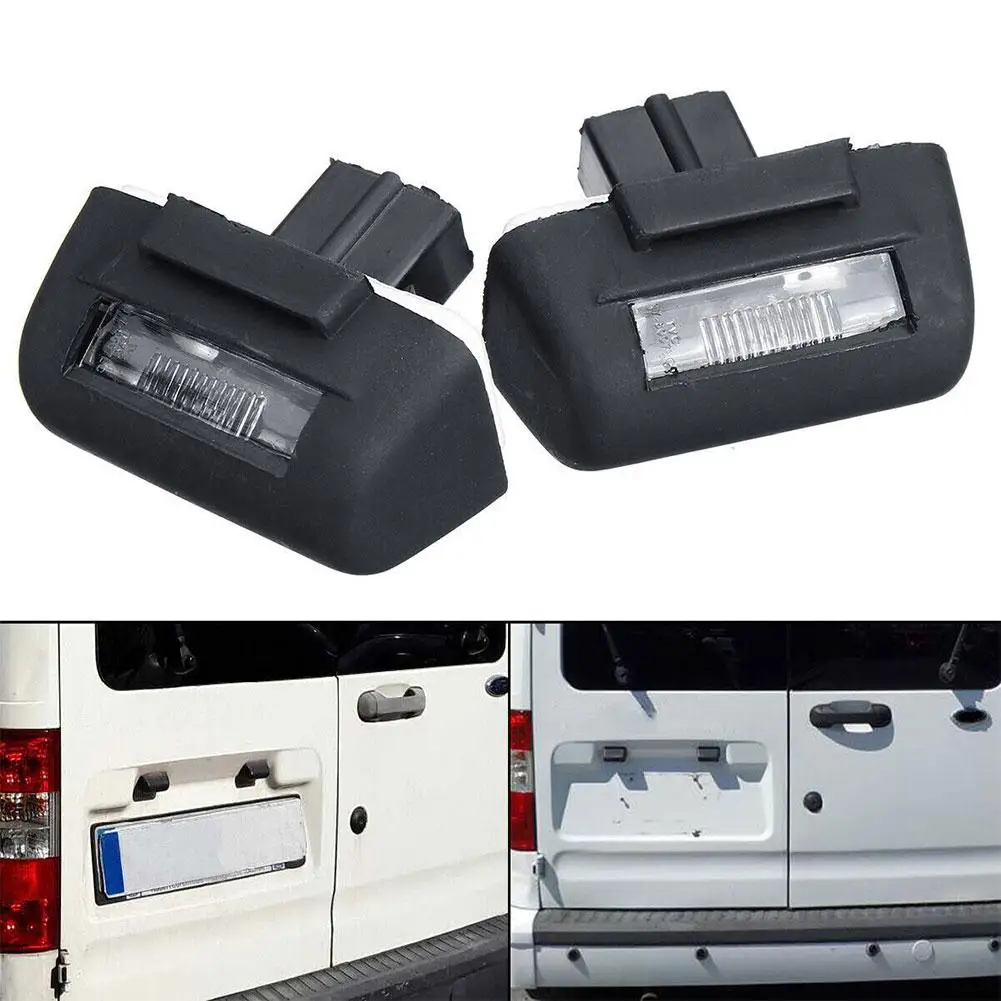 Luz de matrícula LED, lâmpada para Ford Transit, MK6, MK7, 1985-2013, Ford Transit Connect, 2002-2013, 2 pcs