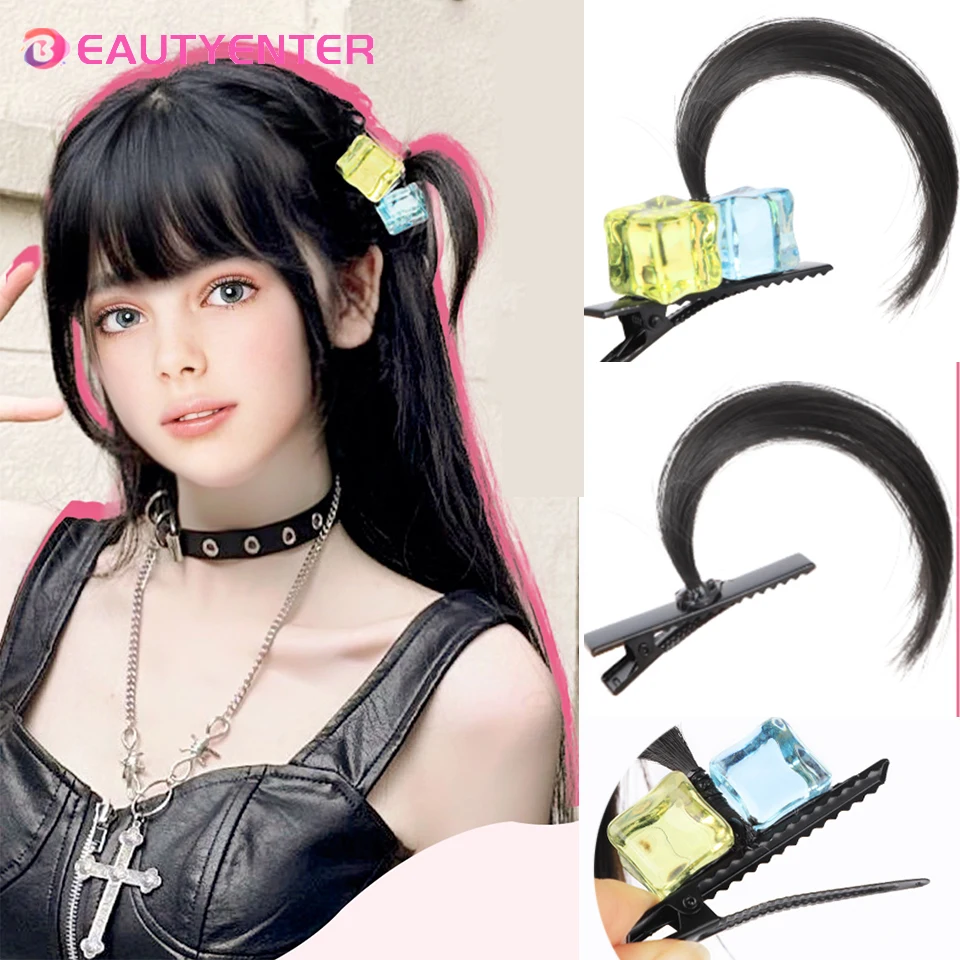 

Stupid Hair Wig Grip Clip Solitary Rock Pokey Sauce Cos Mihara Qianhe Same Prop Hair Accessories Grip Clip Wig