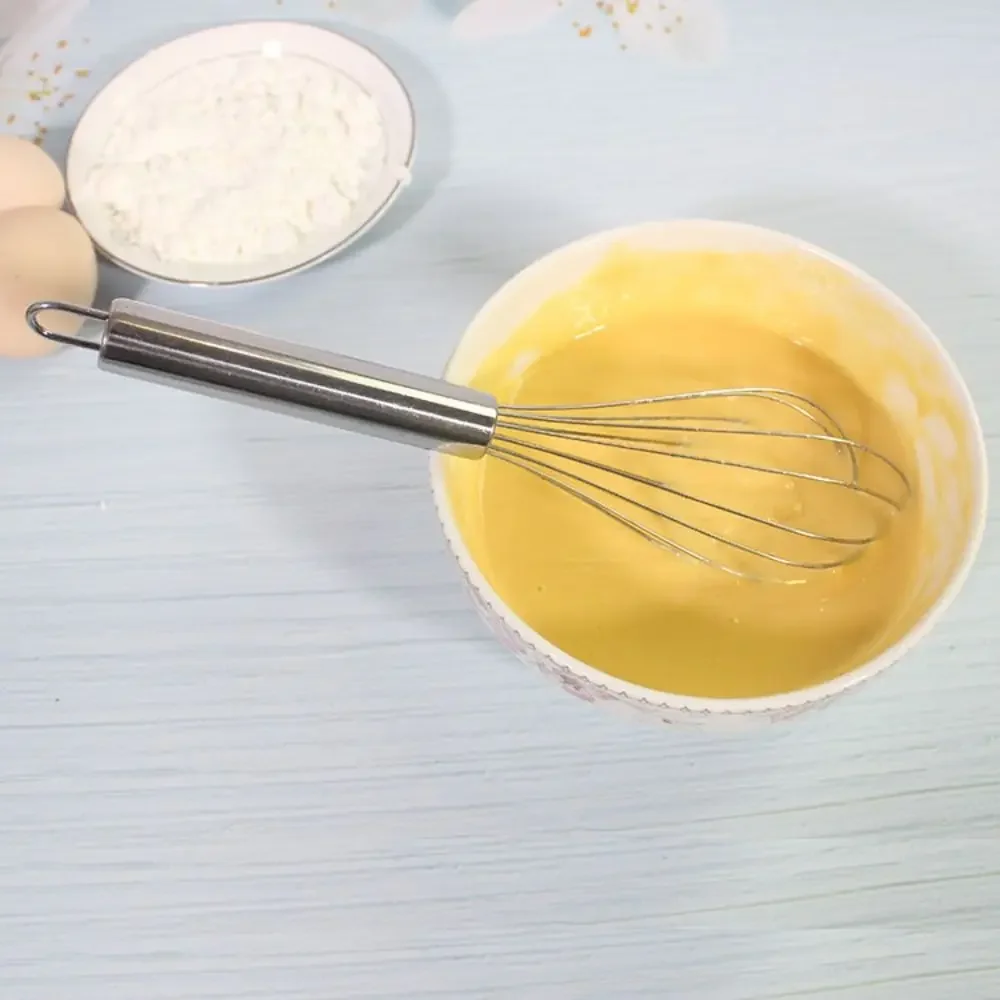 8/10/12 Inch Egg Whisk Stainless Steel Kitchen Balloon Whisks Manual Egg Beater Blender Mixing Mixer Tools egg beater