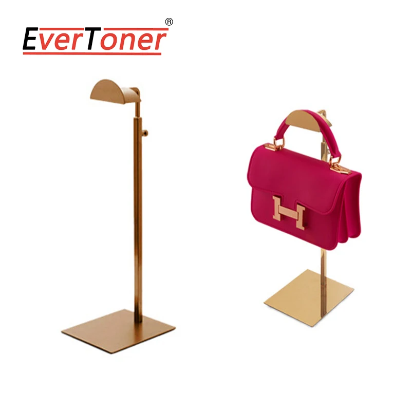 EverToner Handbag Display Stand Adjustable Hanging Bag Stand Purses Handbag Rack Organizer Stand Storage