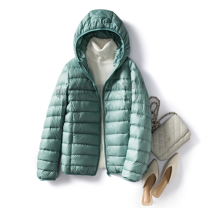 Over Size 5xl 6xl 7xl Women Ultra Lightweight Packable Autumn Winter Warm Jackets 2023 New Arrivals Female Slim Short Down Coat