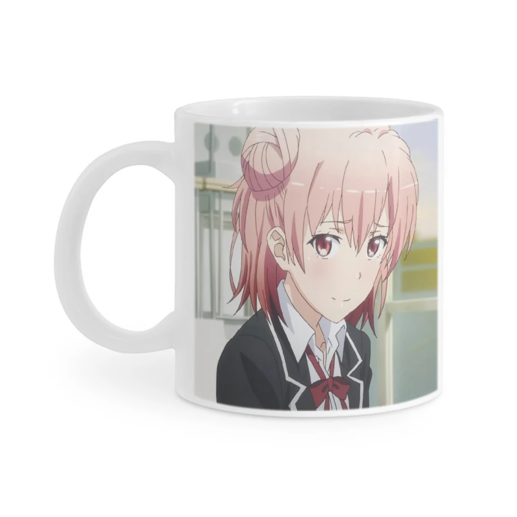 

Pink Anime Cartoon Girl Cute Ceramics Coffee Mug Cute Gamer Birthday Gift Back To School Mug