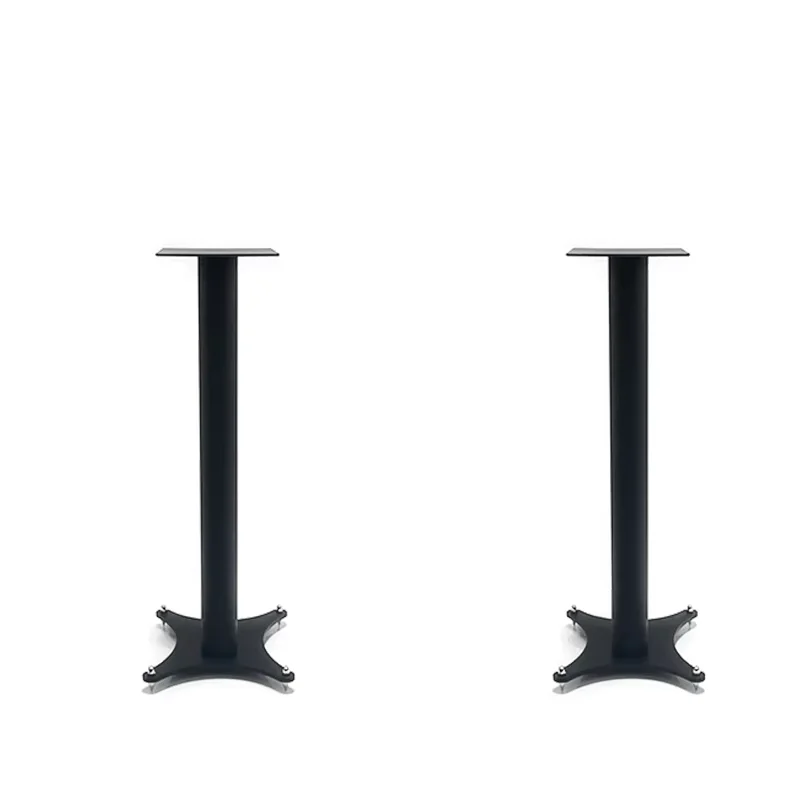 Z-304 All-metal Speaker Rack Bookcase Shock-Absorbing Tripod Bookshelf Stand Surround Floor Stand 18*24 /16*19 1Pair
