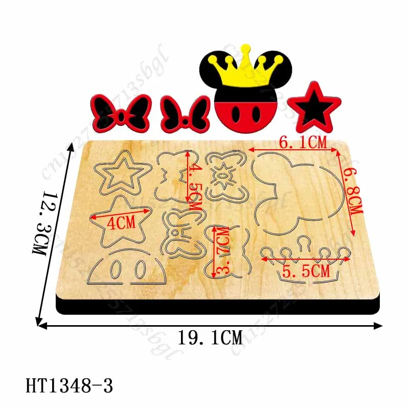 Description Picture 4 of itemCutting dies - New Die Cutting And Wooden Mold,HT1348 Suitable For Common Die Cutting Machines On The Market.