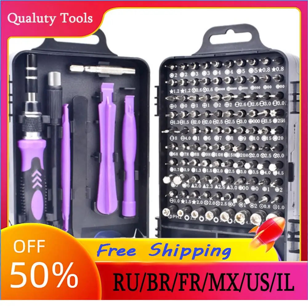 

Precision Screwdriver Set 115 in 1 Magnetic Electronics Kit Laptop Screw Driver Computer For Tablet iPhone PS4 Repair Hand Tools