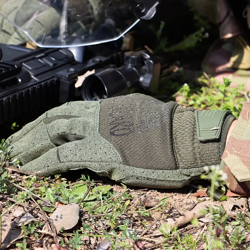 Touch screen gloves bicycle gloves shooting gloves Tactical Gloves Airsoft Shooting Full Finger Gloves Hiking Climbing Bicycle Anti-Skid Work Touch Screen Camo Mittens
