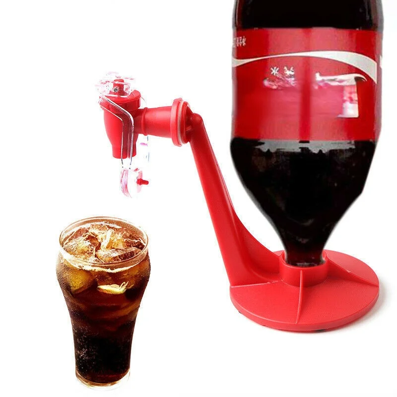 ผู้ถือเครื่องดื่มมินิ Upside Down น้ำดื่ม Cola เครื่องดื่มเบียร์สวิตช์ Drinkers Hand Pressure Water Dispenser 1