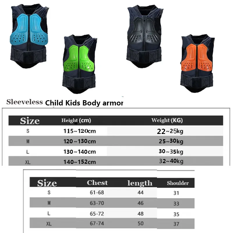 유소년 모토크로스 보호 재킷 어린이 오프로드 전신 보호대 다운힐 프로텍터 더트 바이크 ATV 오토바이 스포츠용