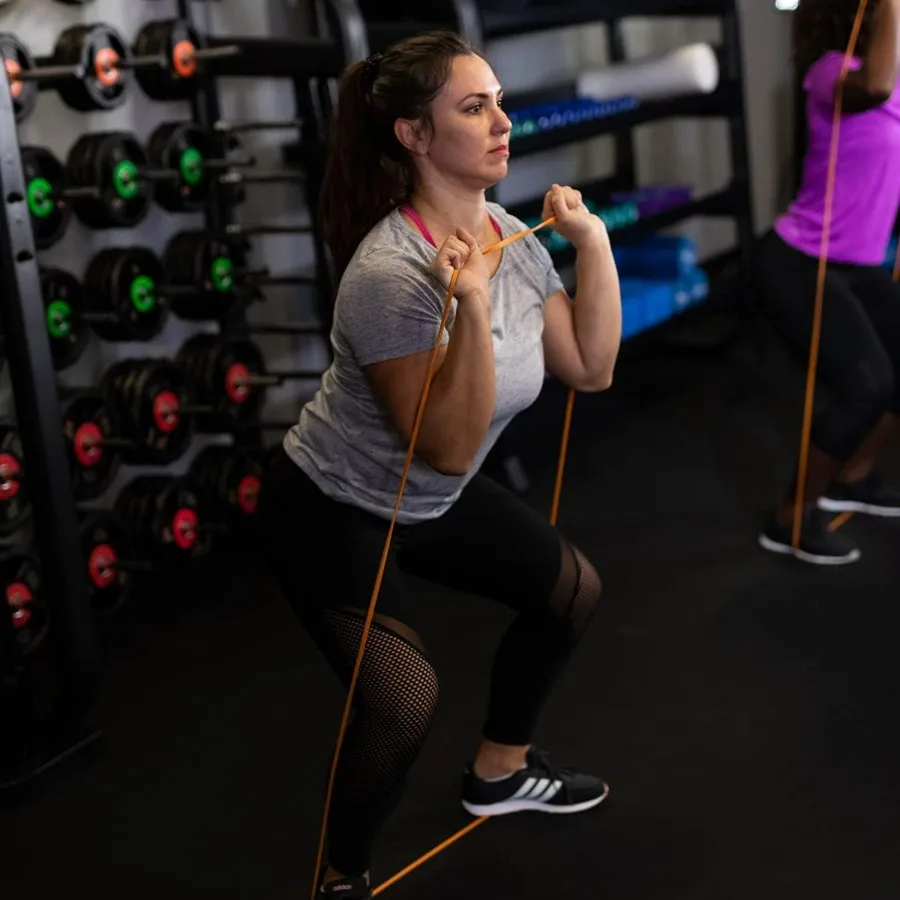 Power Systems Strength Band for Resistance Training and Muscle Building in Home Gym Office or Travel Durable Adjustable Portabl