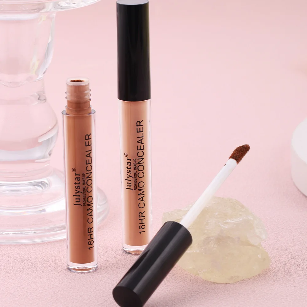 6 colors concealer, waterproof and sweatproof long-lasting concealer, can be used for acne marks, dark circles, daily face touch 5
