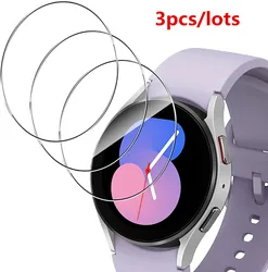 Premium Tempered Glass Screen Protector Guard - Clear Protective Film for 3pcs (Galaxy watch6 43mm)