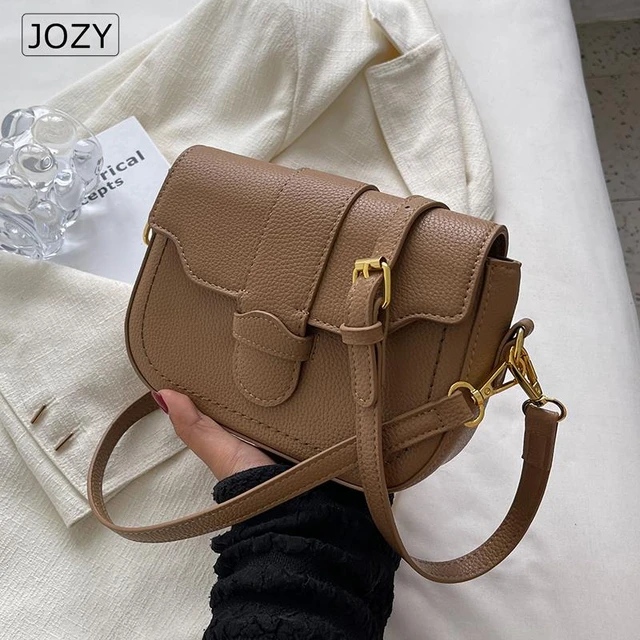 Luxury Design Solid Color High Quality Crossbody Bags Casual Fashion PU  Shoulder Classic Simple Style Handbags Work Shopping New