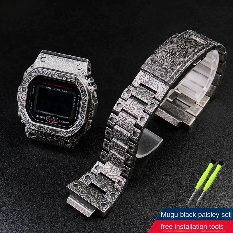 For Casio small square dw5600 GW-b5600 5610 Retro Vintage