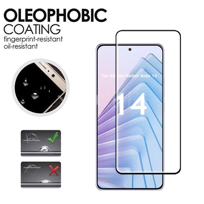 4-Pack Tempered Glass HD Screen Protector with Full Glue Adhesion