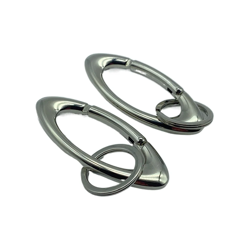 1 stücke Oval Geformt Metall Karabiner Schlüsselbund Multifunktionale Bergsteigen Auto Schlüssel Ring Outdoor Rucksack Taille Hängen Dekor DIY – Detail 9