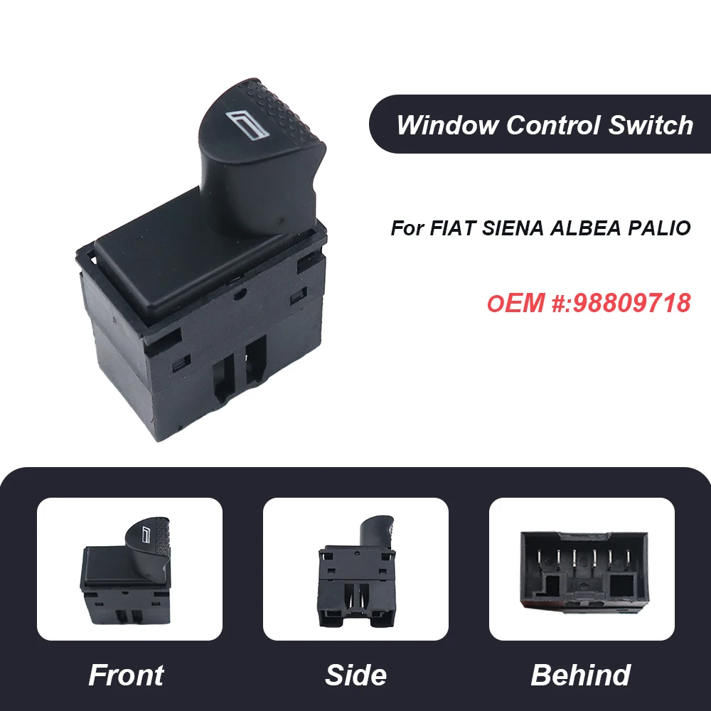 Car Electric Power Window Lifter Regulator Control Switch Button Car accessories For FIAT SIENA ALBEA PALIO 98809718