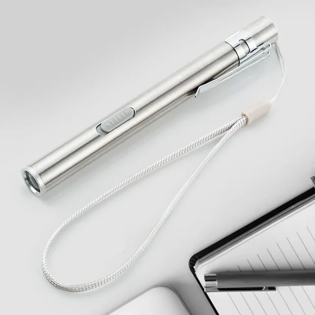 Portable Professional Medical LED Flashlight USB Rechargeable Energy-saving Mini Flashlight Pen Light for Dentist Camping Hiking