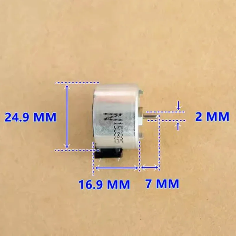 Minebea NMB 미니 25mm 원형 얇은 스테퍼 모터 마이크로 2상 6선 스테핑 모터 스텝 각도 18도 2mm 샤프트